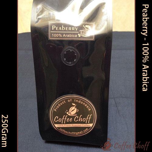 Coffee Choff Peaberry Coffee Full Arabica 250g