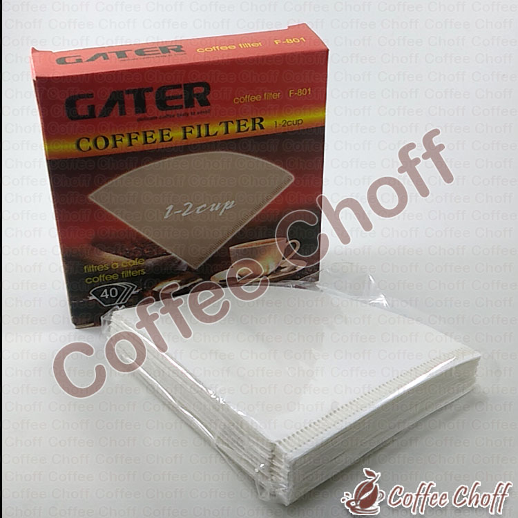 Gater Paper Filter V60 V01 Size 01 Coffee Filter Bleached White 