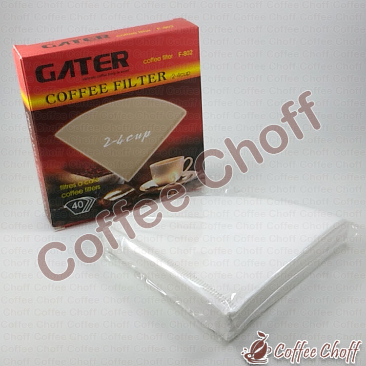 Gater Paper Filter V60 V02 Size 02 Coffee Filter Bleached White 